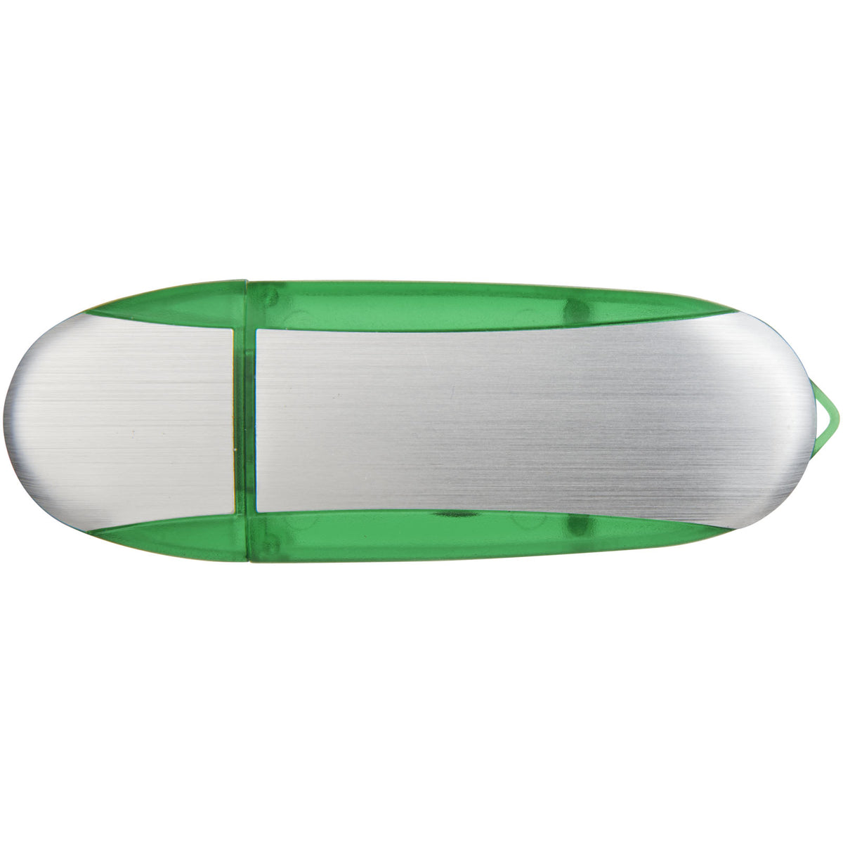 Memo USB Stick – Apfelgrün / Silber