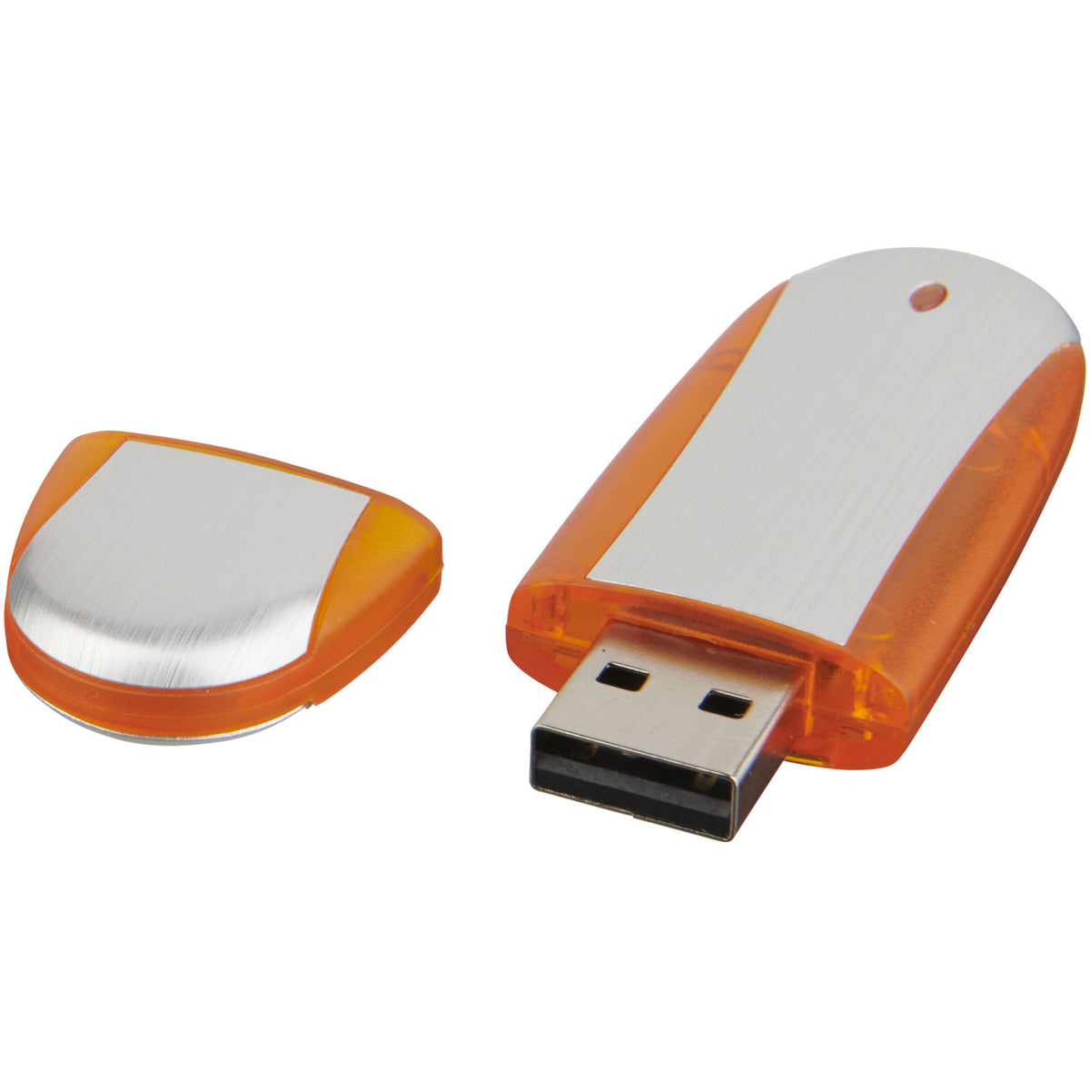 Memo USB Stick – Orange / Silber
