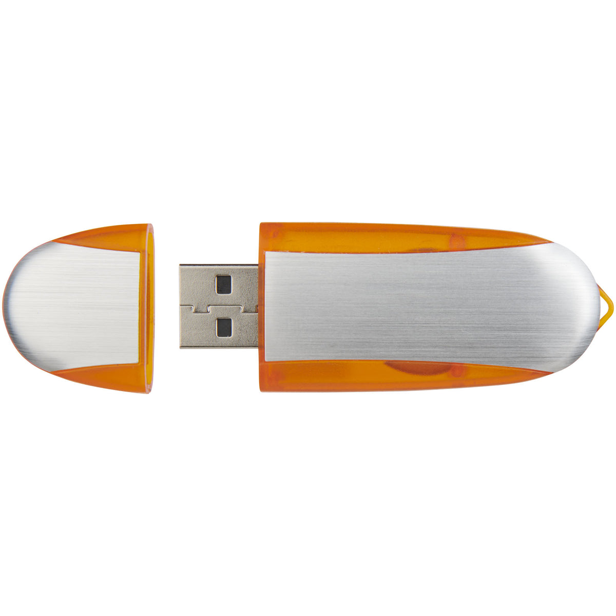 Memo USB Stick – Orange / Silber