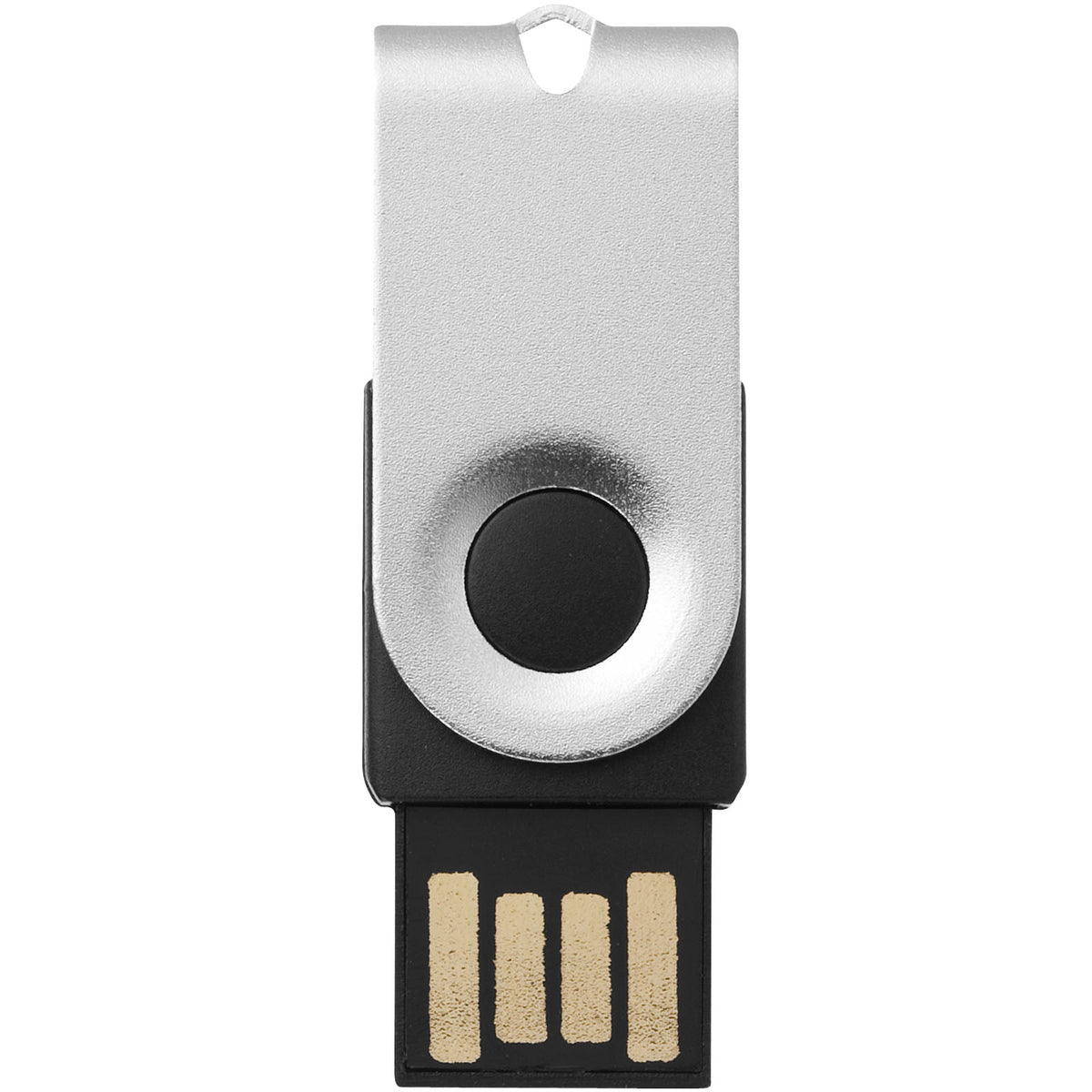 Mini USB Stick – Silber / Schwarz