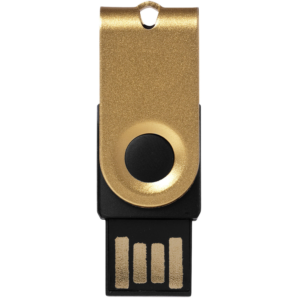 Mini USB Stick – Gold / Schwarz