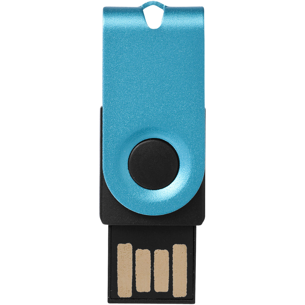 Mini USB Stick – Aquablau / Schwarz