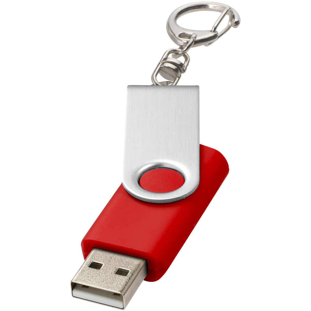 Rotate mit Schlüsselanhänger USB Stick – Mittelrot