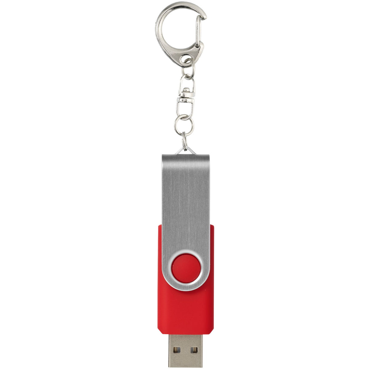 Rotate mit Schlüsselanhänger USB Stick – Mittelrot