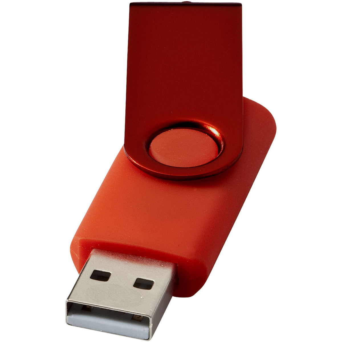 Rotate Metallic USB Stick – Dunkelrot