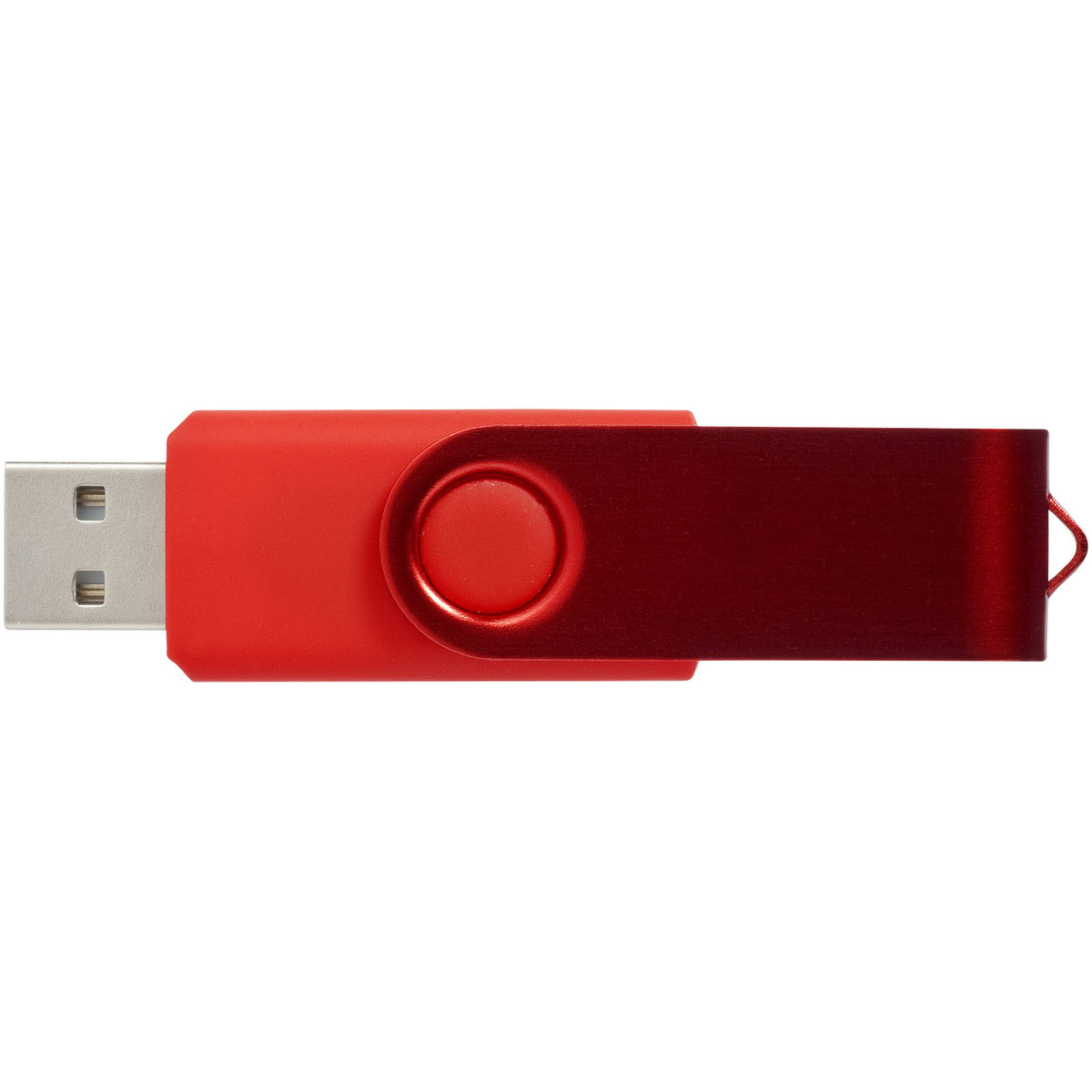 Rotate Metallic USB Stick – Dunkelrot