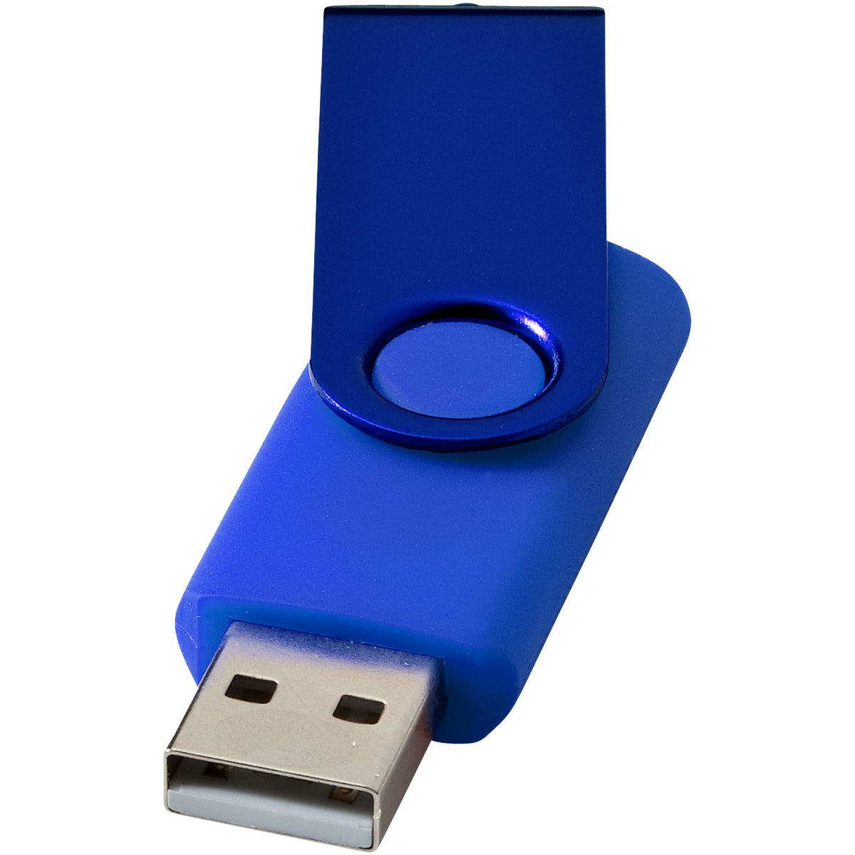 Rotate Metallic USB Stick – Royalblau