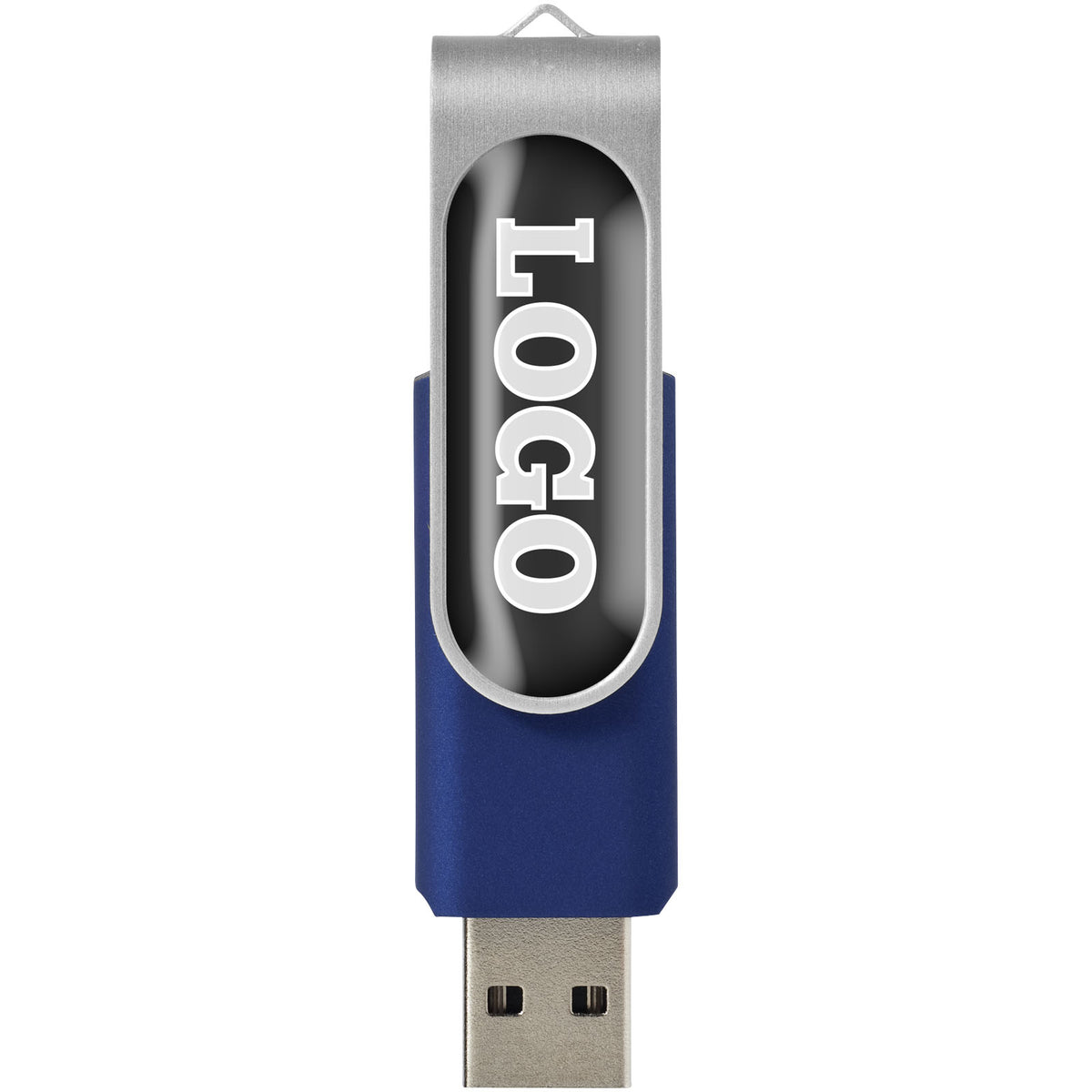 Rotate Doming USB Stick – Blau
