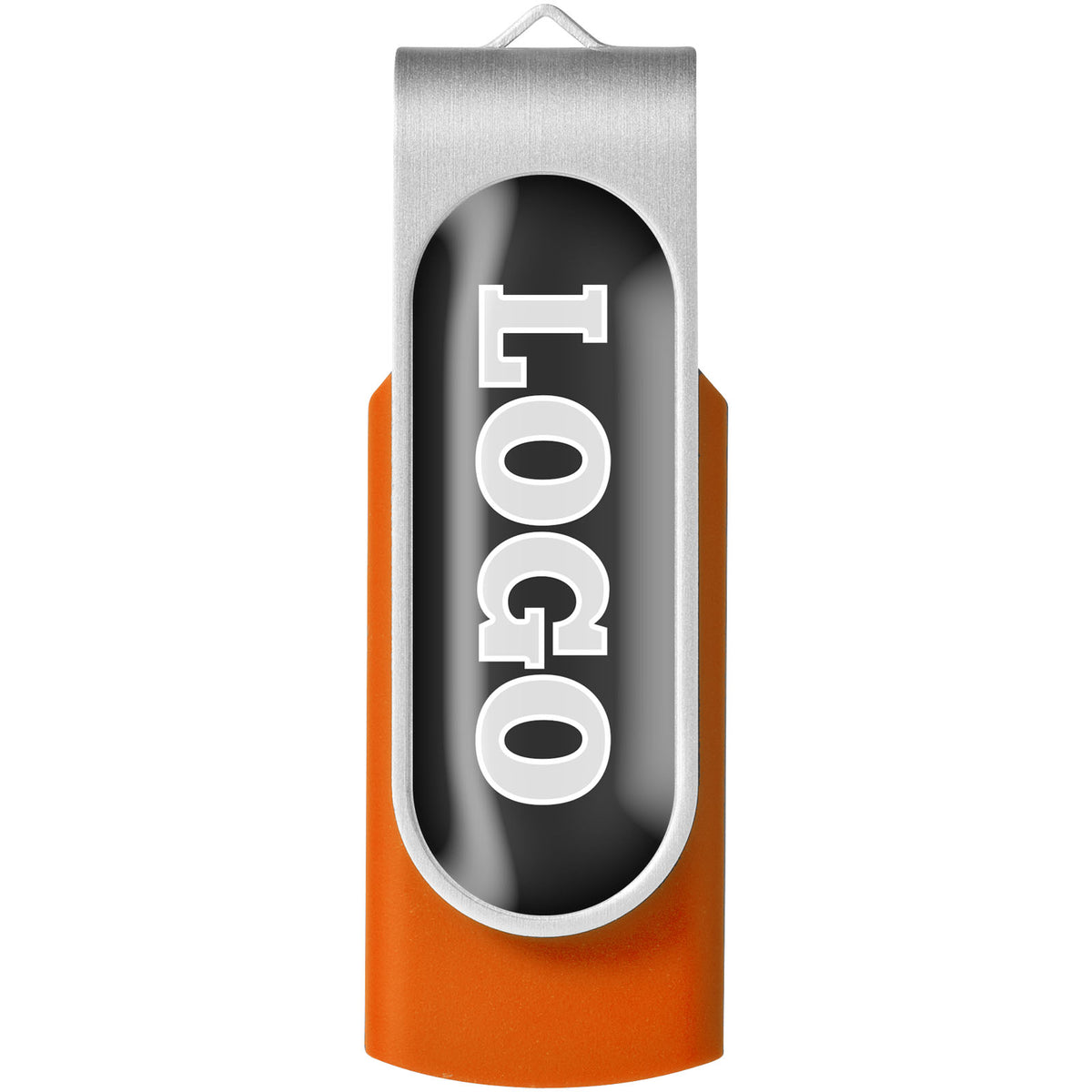 Rotate Doming USB Stick – Orange