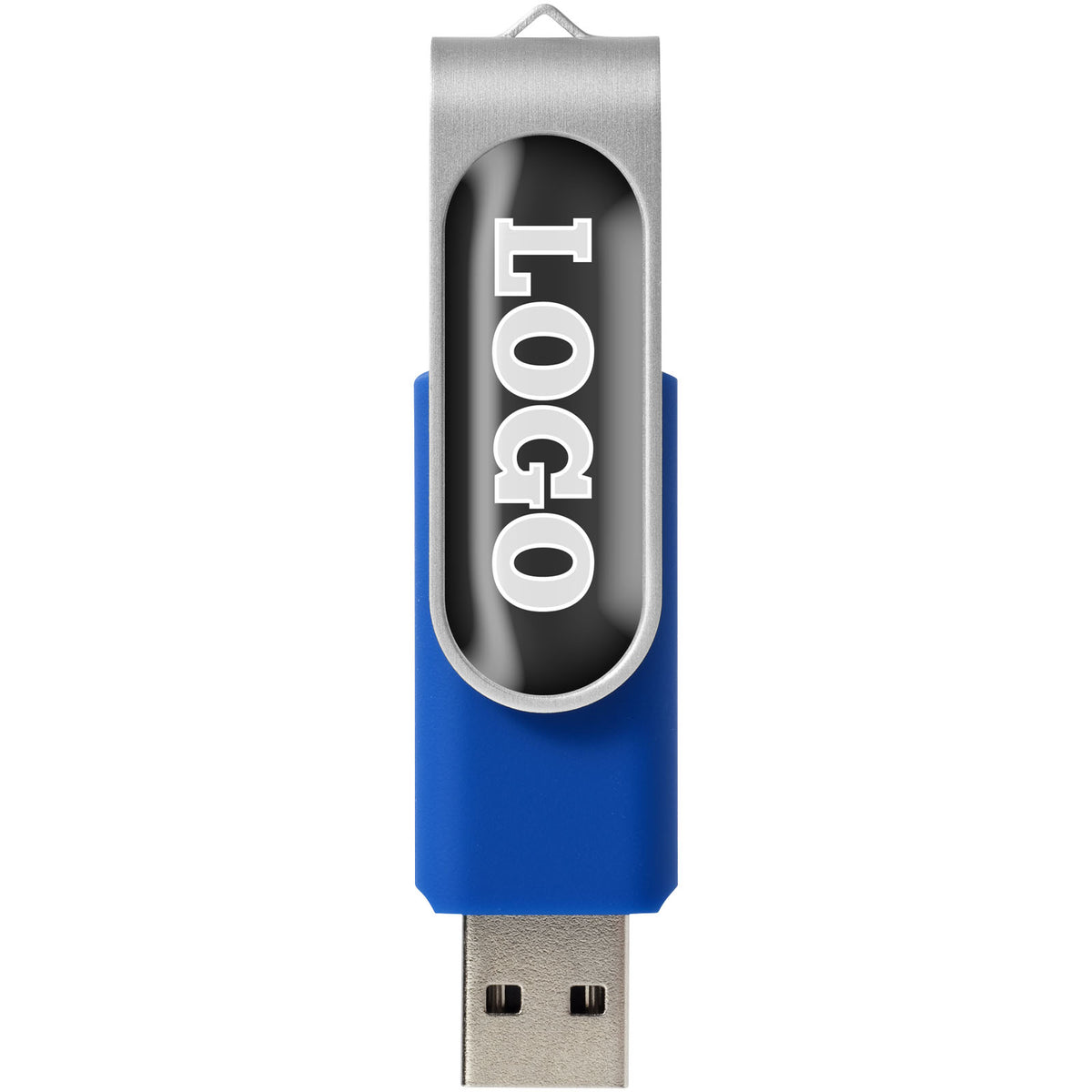 Rotate Doming USB Stick – Royalblau