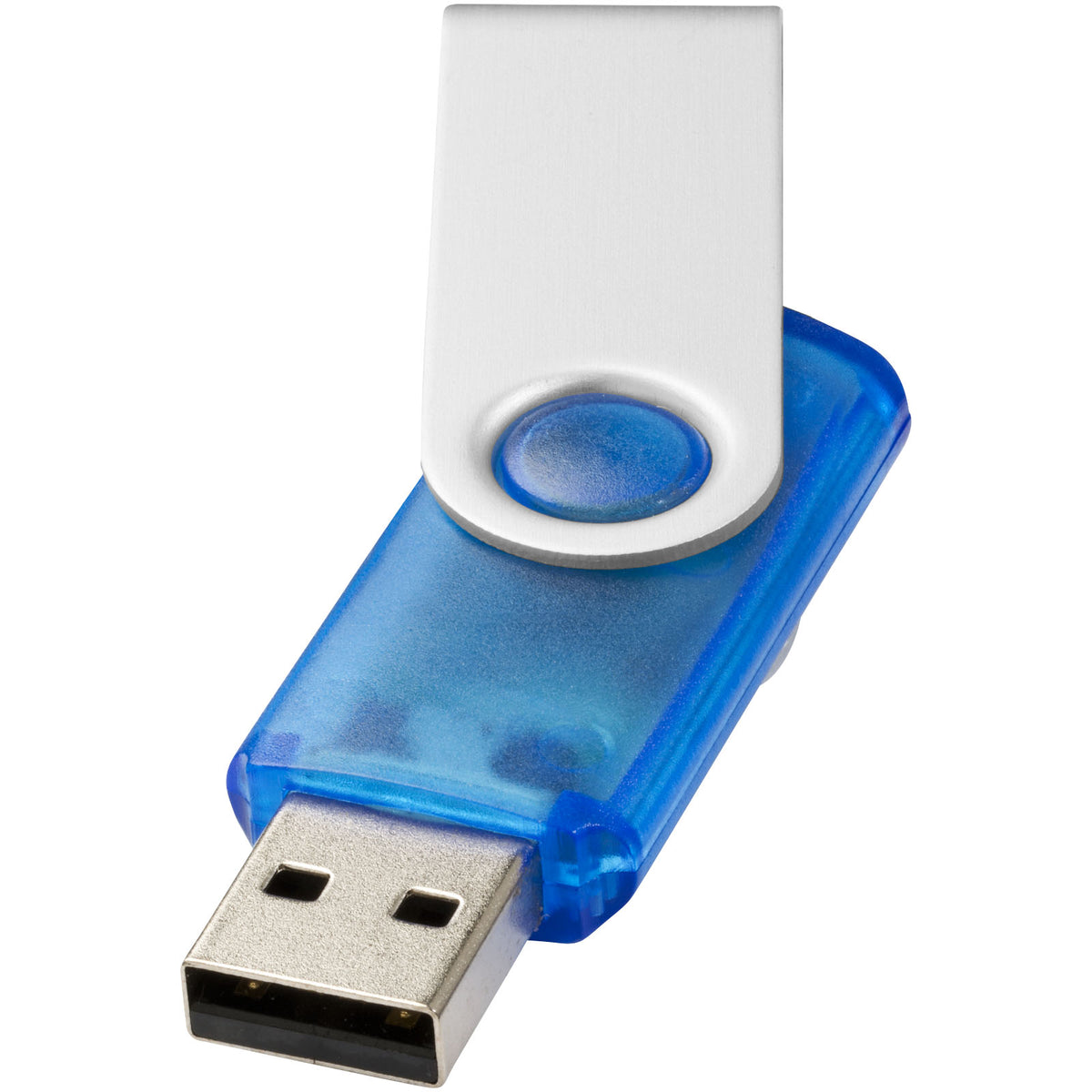 Rotate Transculent USB Stick – Blau