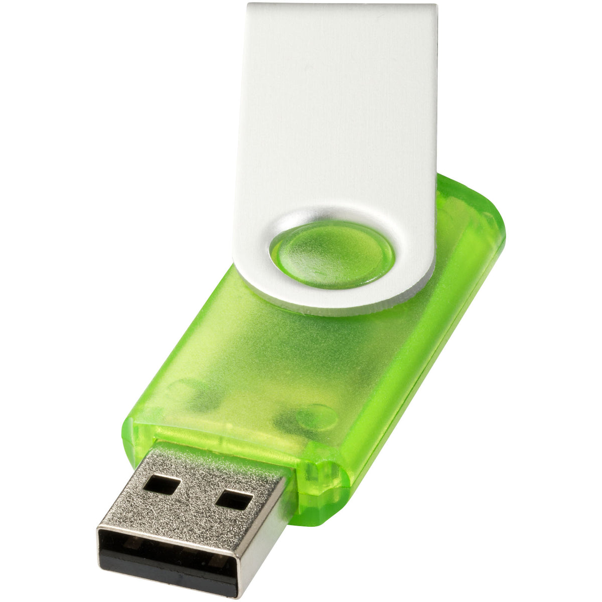 Rotate Transculent USB Stick – Grün