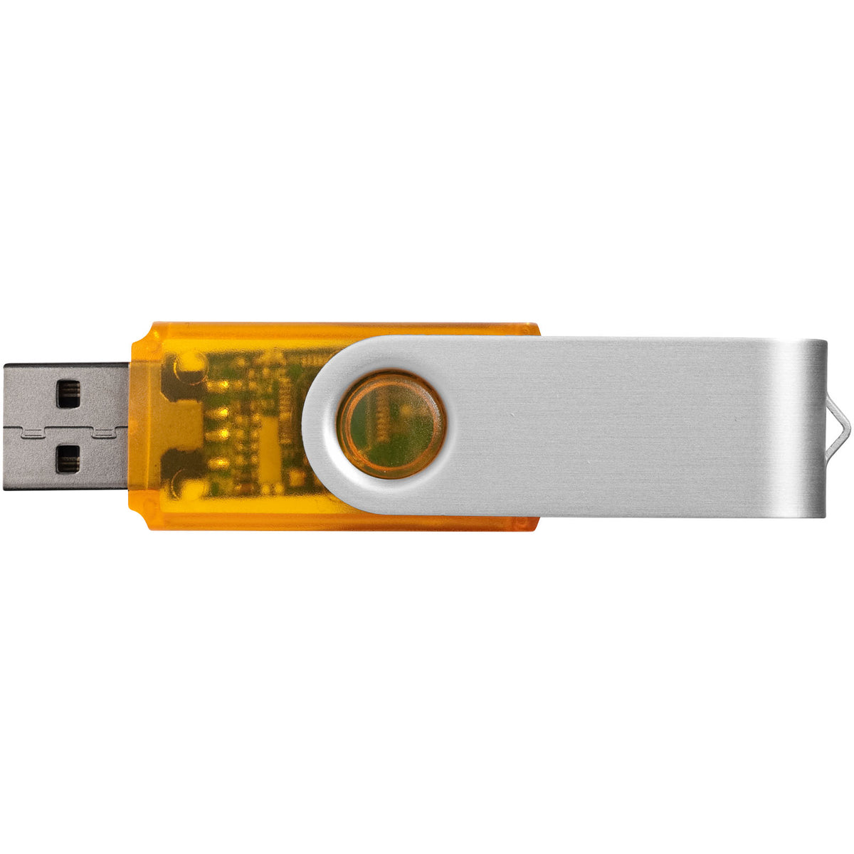 Rotate Transculent USB Stick – Orange