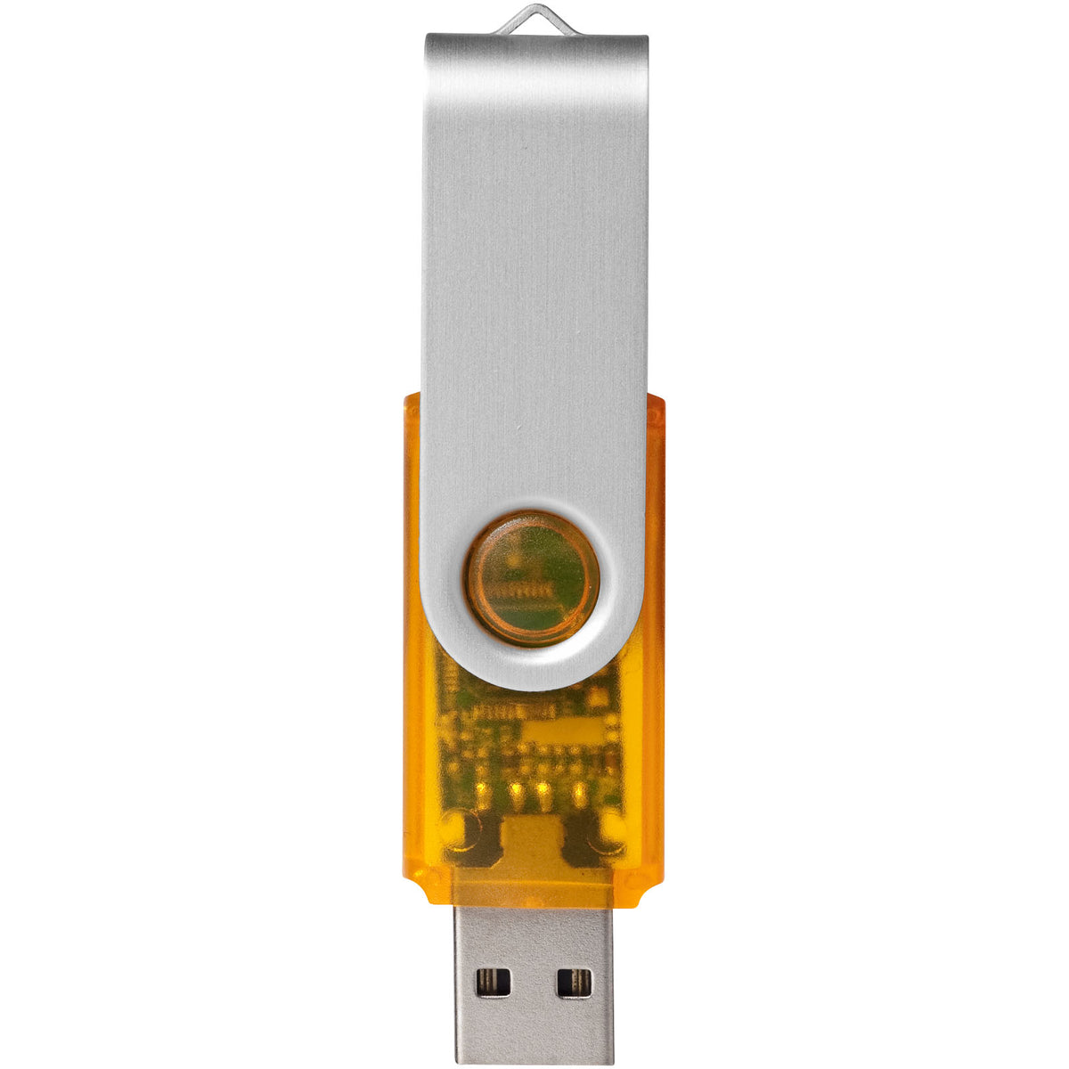 Rotate Transculent USB Stick – Orange