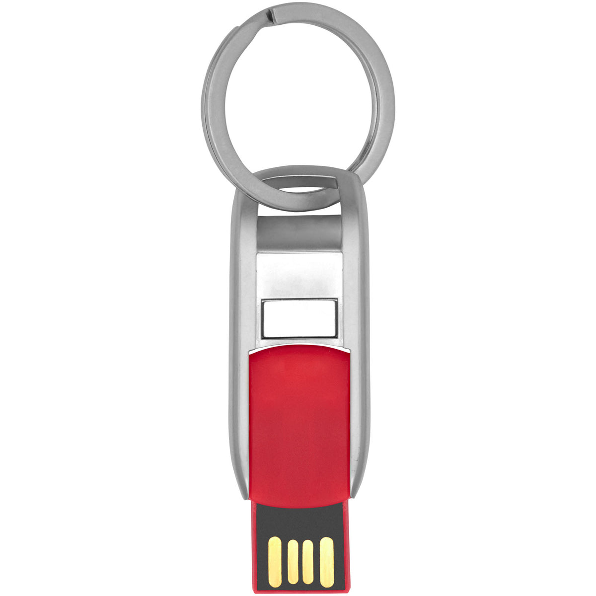 Flip USB Stick – Rot / Silber