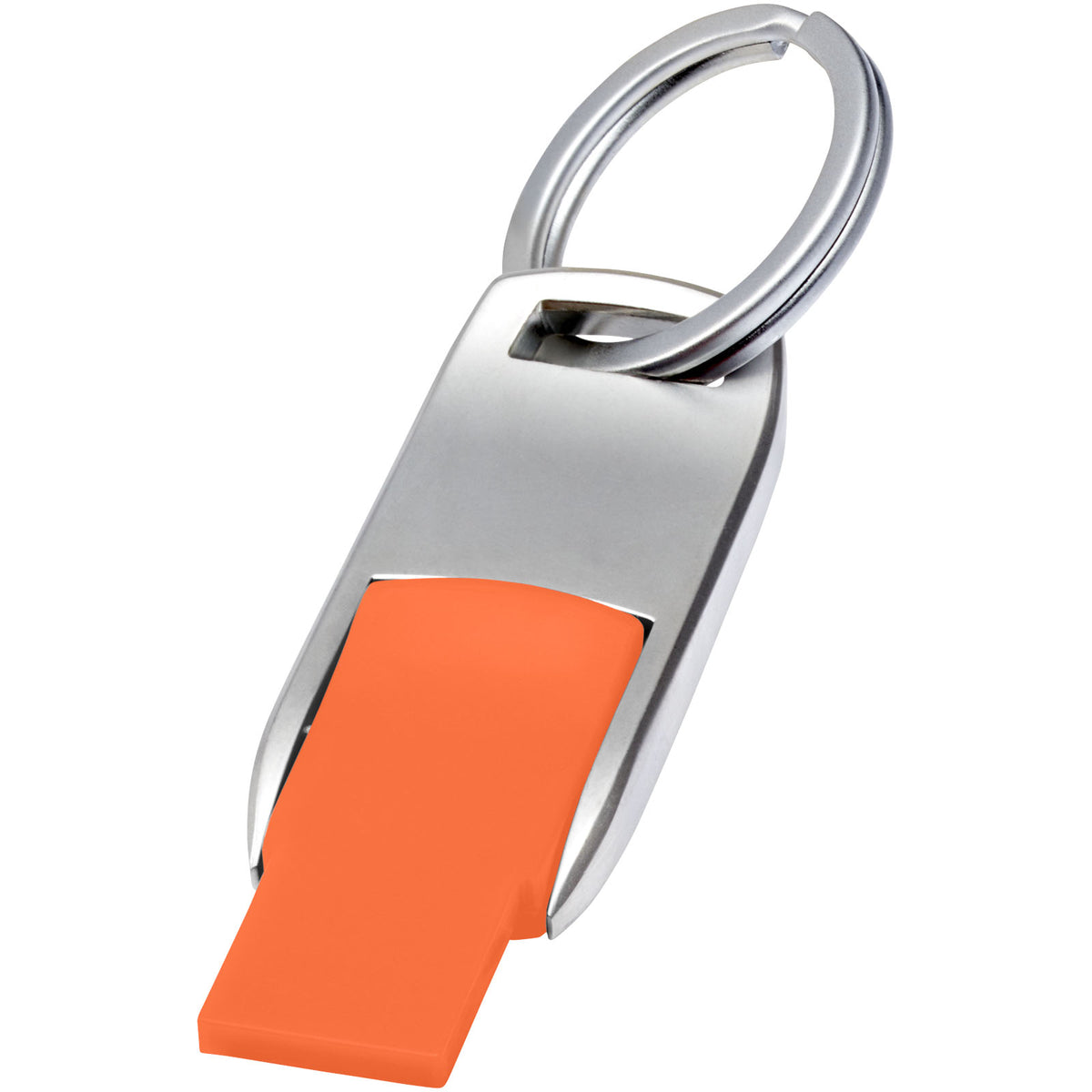Flip USB Stick – Orange / Silber