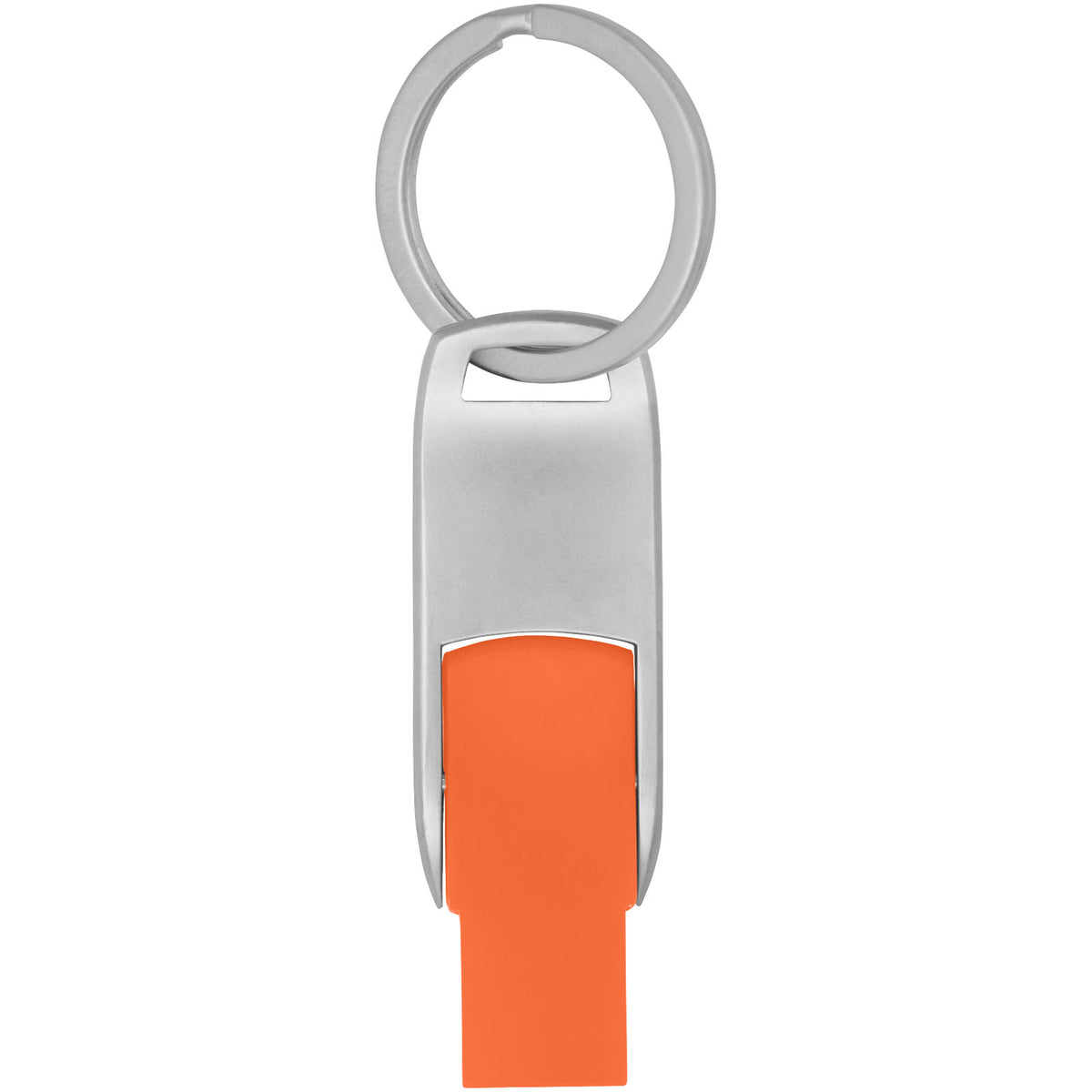 Flip USB Stick – Orange / Silber