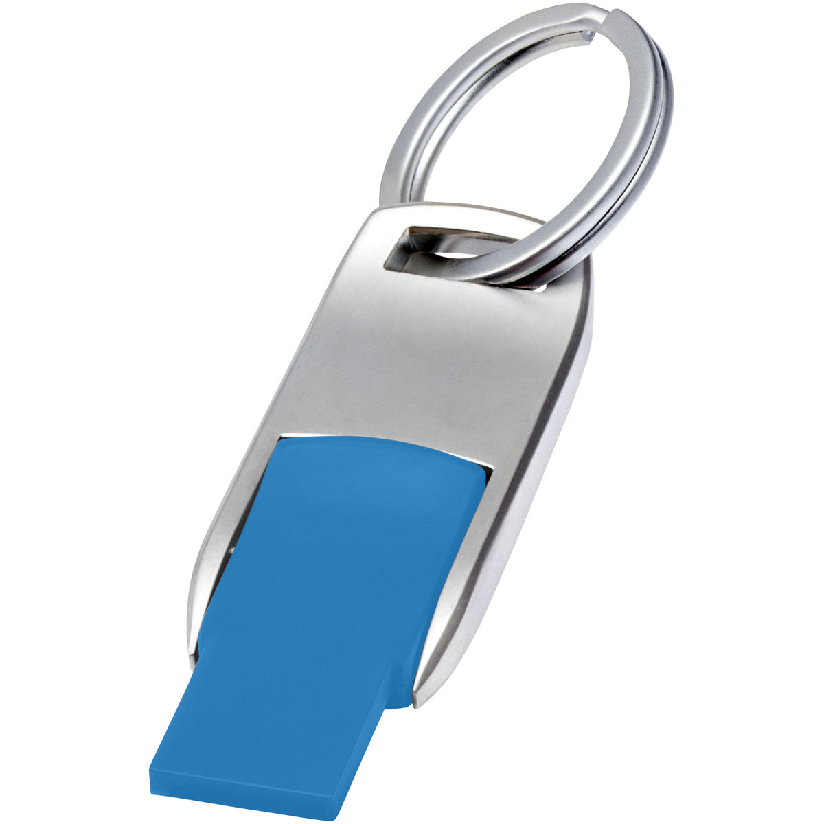 Flip USB Stick – Blau / Silber