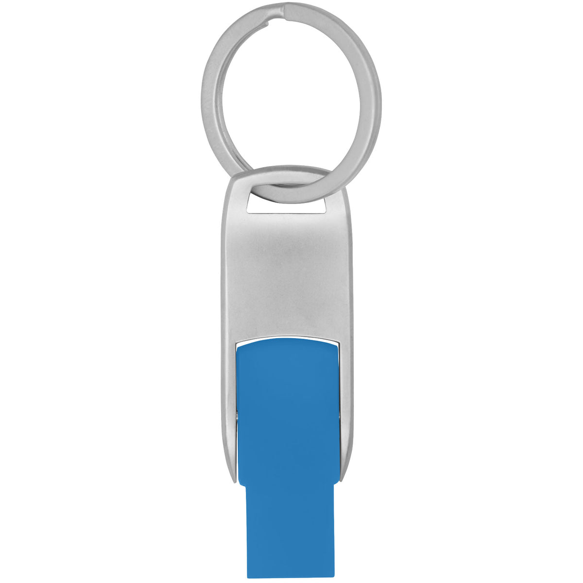 Flip USB Stick – Blau / Silber