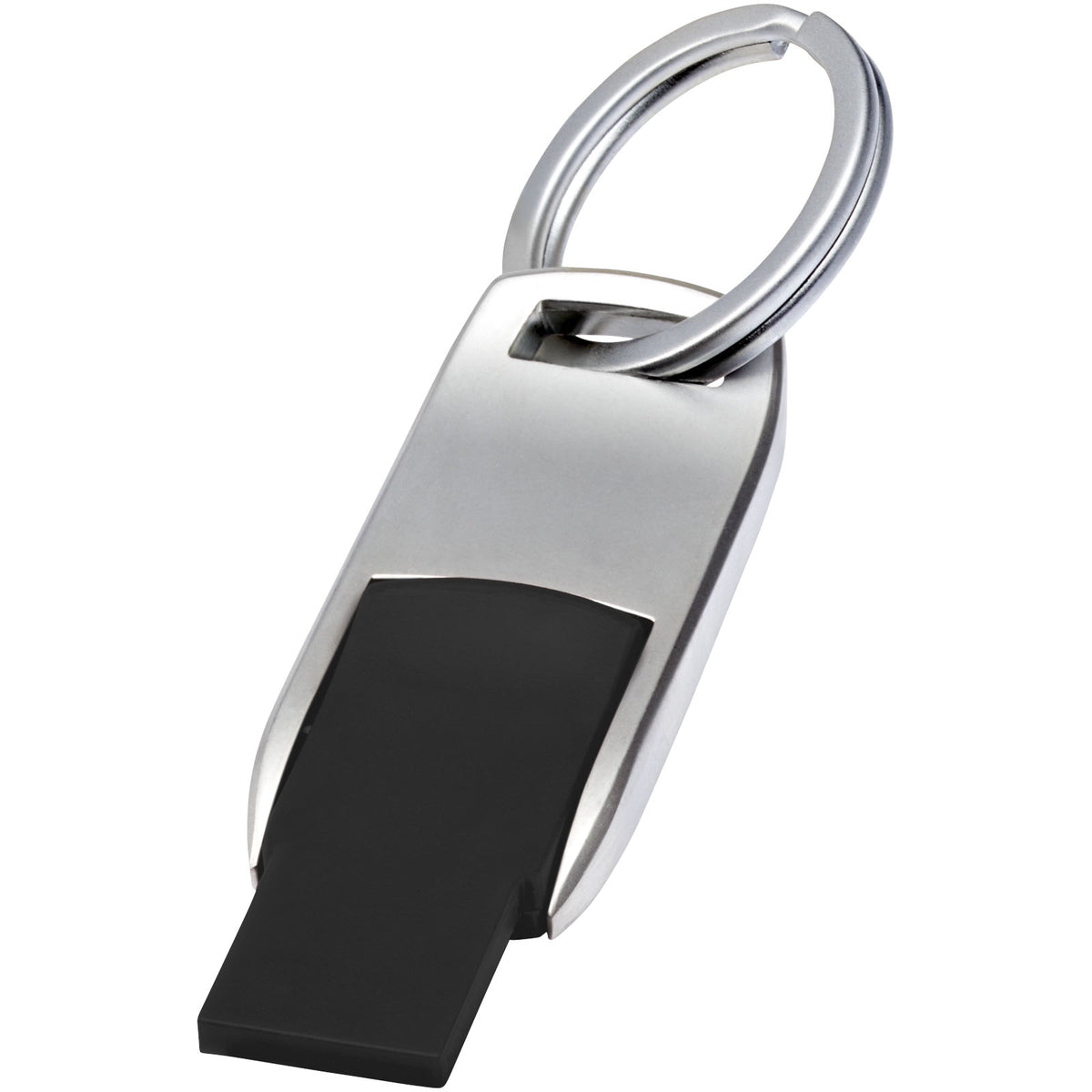 Flip USB Stick – Schwarz / Silber