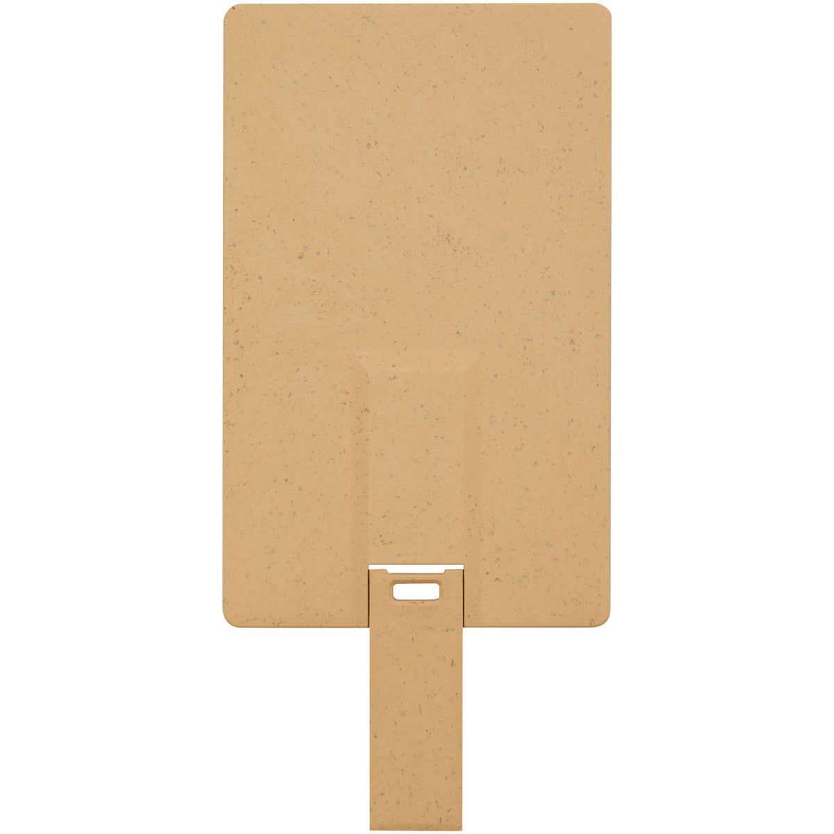 Rechteckiger, ausklappbarer USB Stick in Kreditkarten Format – Kraftpapier