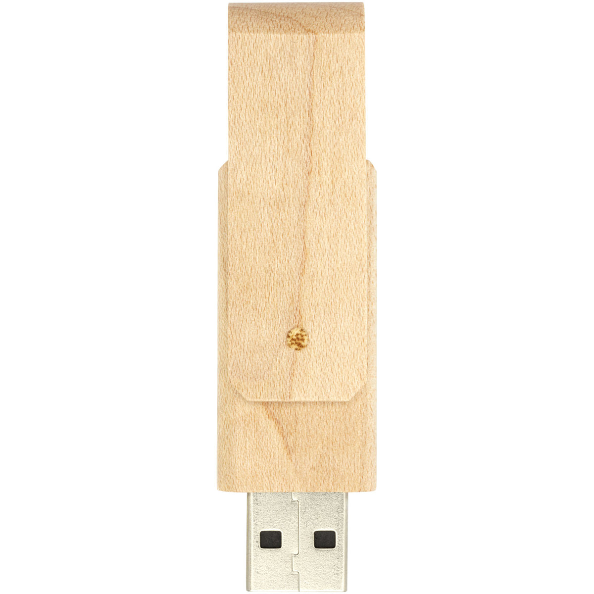Rotate USB Stick aus Holz – Hellbraun