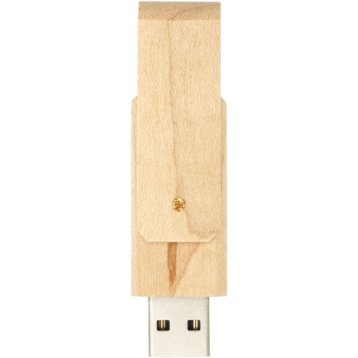 Rotate USB Stick aus Holz – Hellbraun