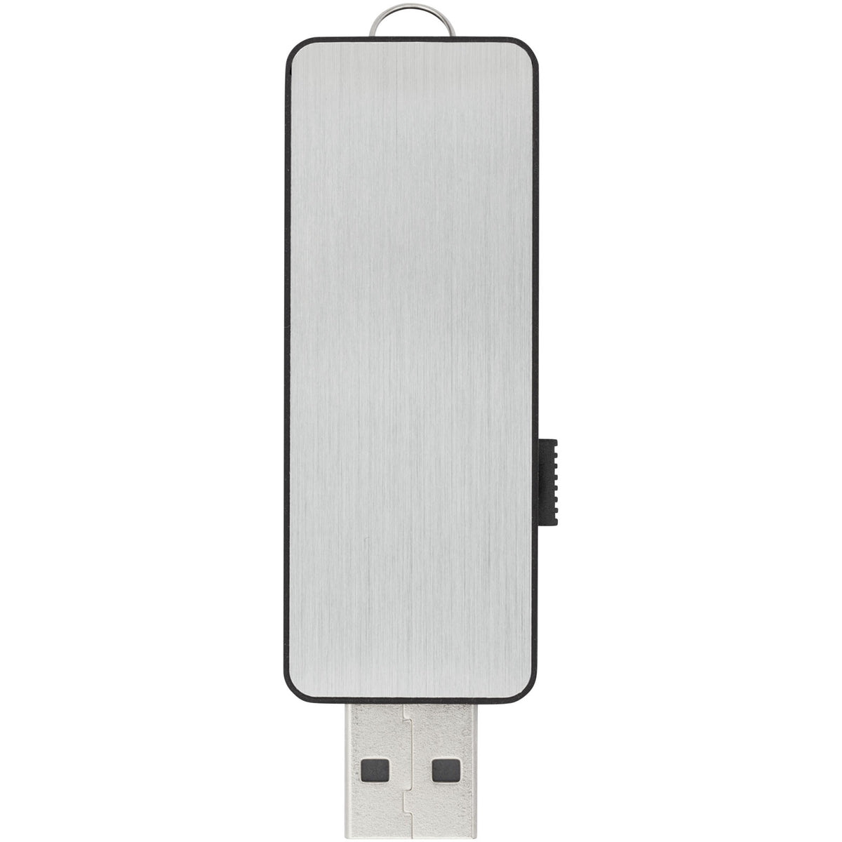 Light Up USB Stick mit weißem Licht – Schwarz / Silber / Weiss