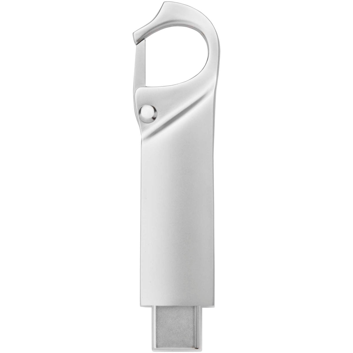 Typ C USB Stick 3.0 mit Karabiner – Silber