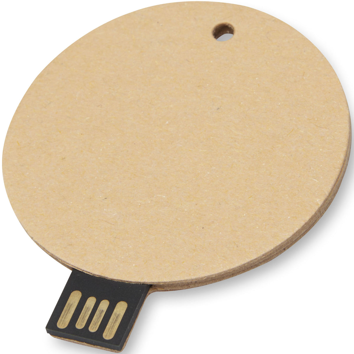 USB Stick 2.0 rund – Kraftpapier