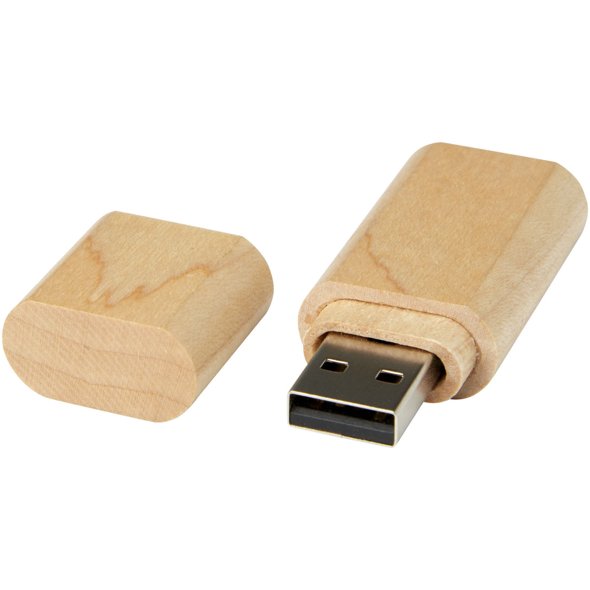 Schlüssel USB Stick 2.0 aus Holz – Hellbraun