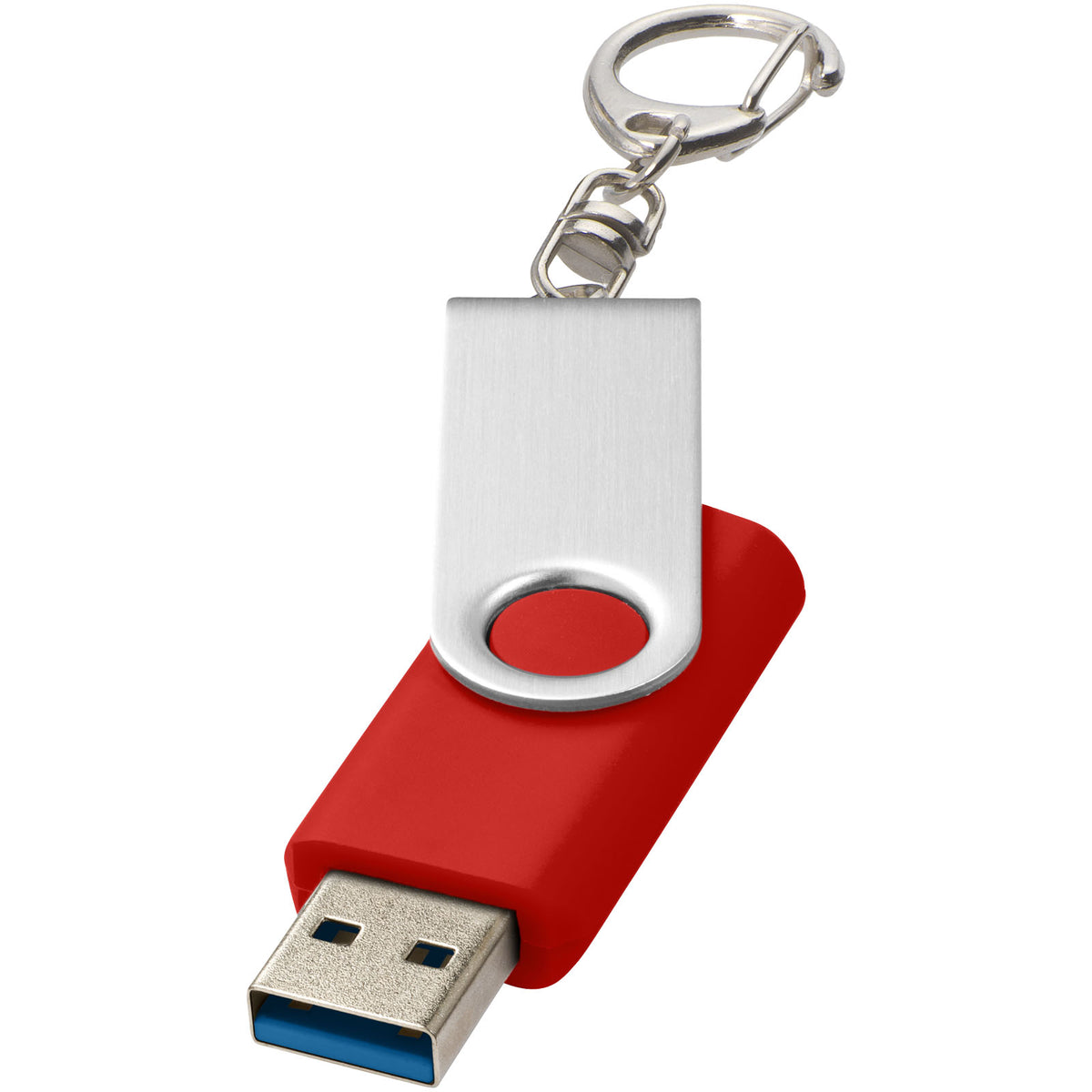 Rotate USB Stick 3.0 mit Schlüsselanhänger – Hellrot