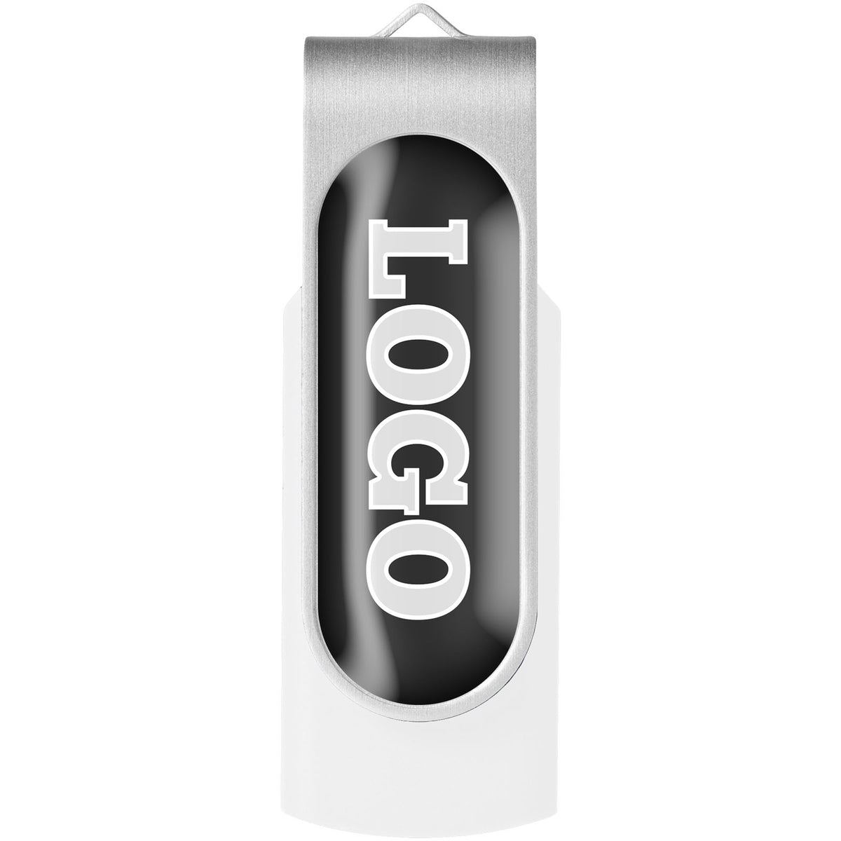Rotate USB Stick 3.0 mit Doming – Weiss