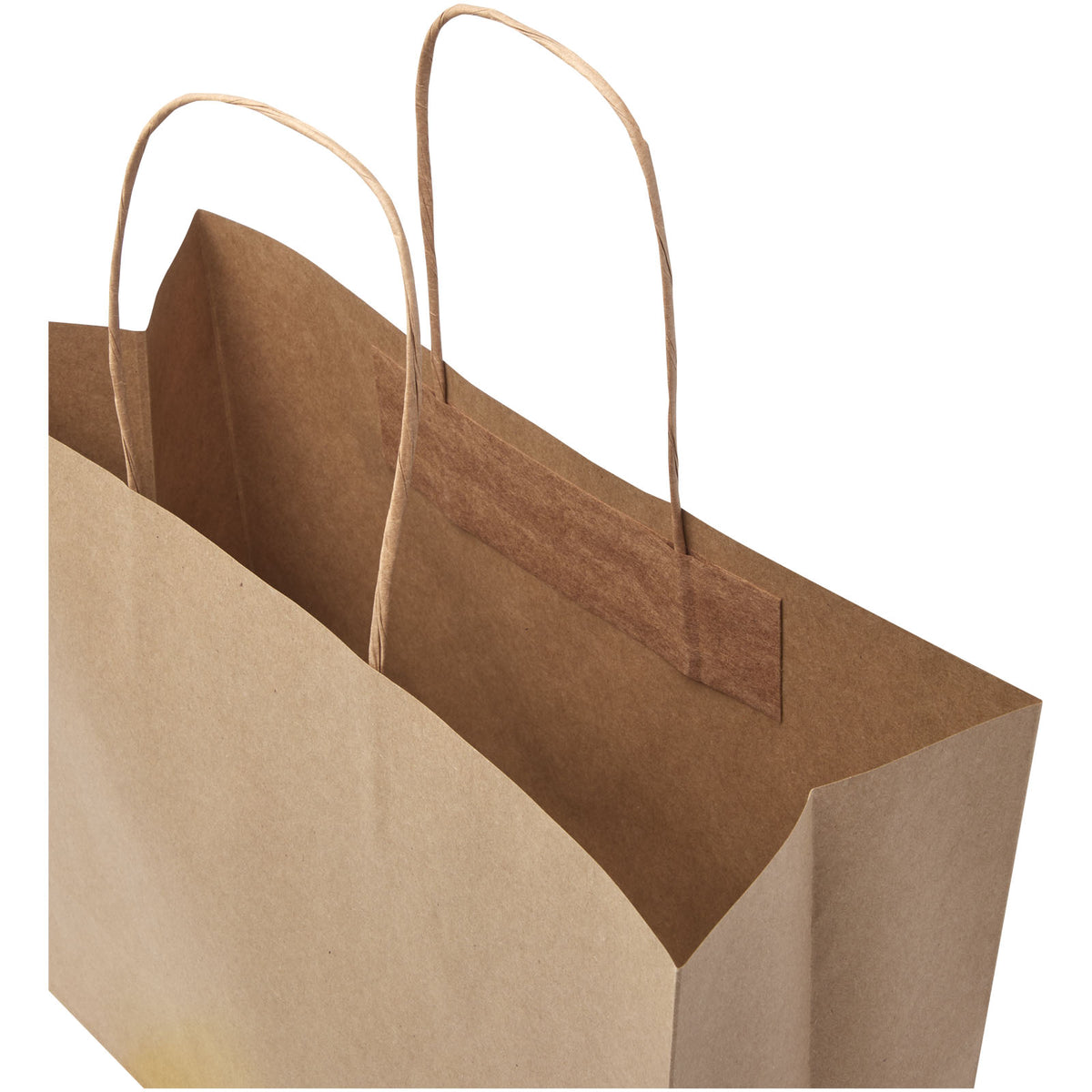 Kraftpapiertasche 120 g/m² mit gedrehten Griffen, 31 × 12 × 25 cm – Kraftpapier
