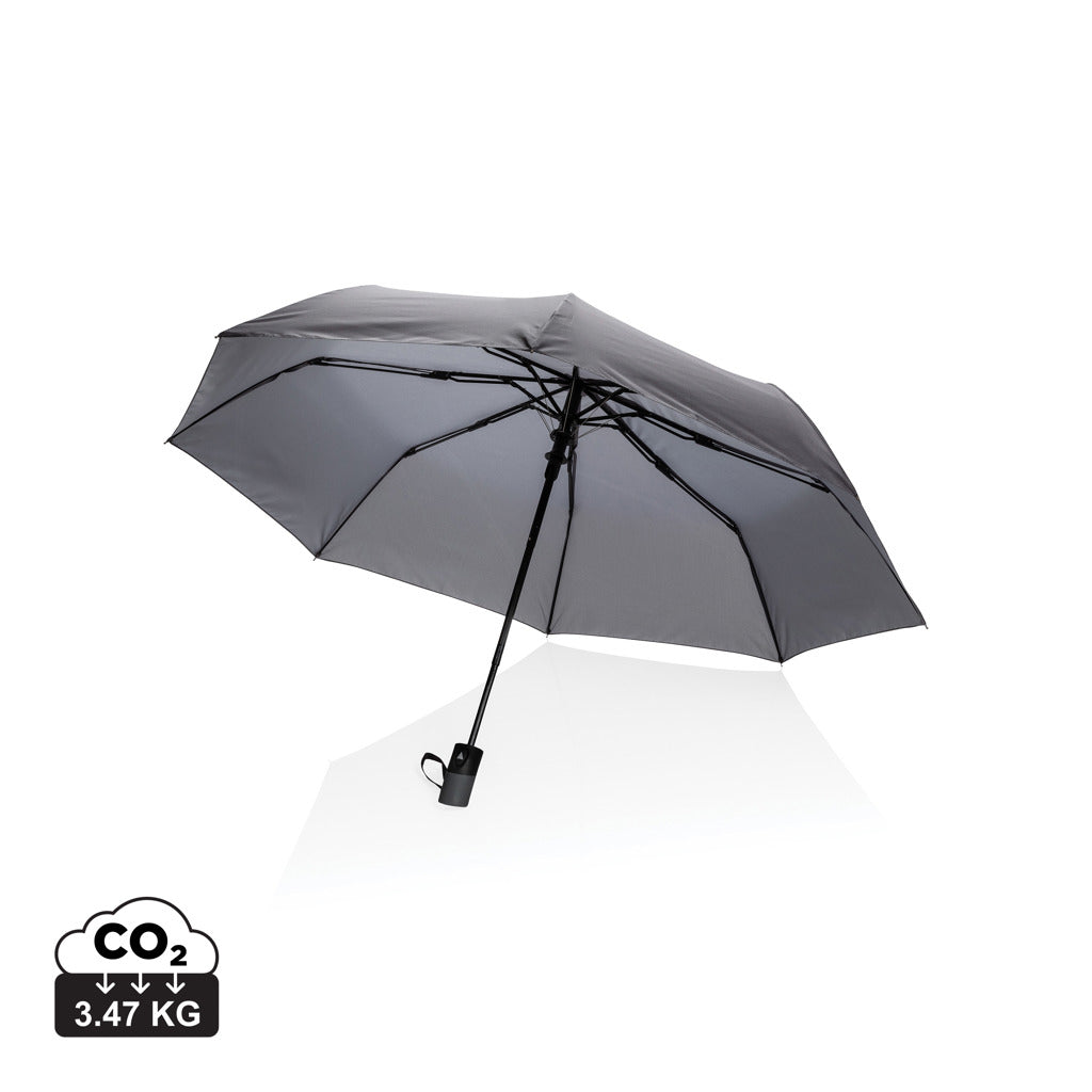 21" Impact AWARE™ RPET 190T Mini-Schirm automatic open – anthrazit
