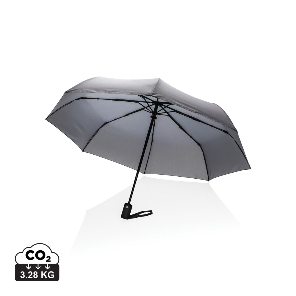 21" Impact AWARE™ RPET 190T Mini-Schirm automatic open/close – anthrazit