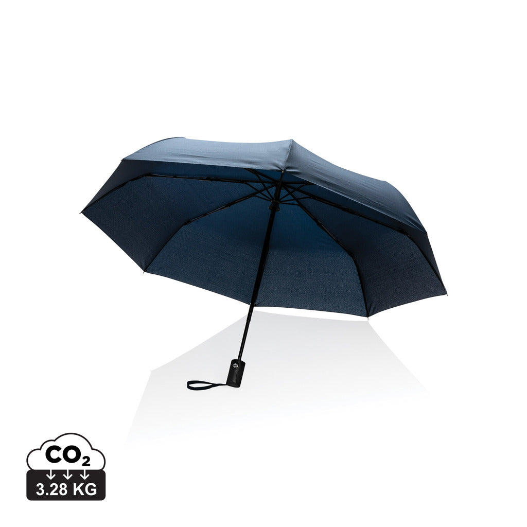 21" Impact AWARE™ RPET 190T Mini-Schirm automatic open/close – navy blau