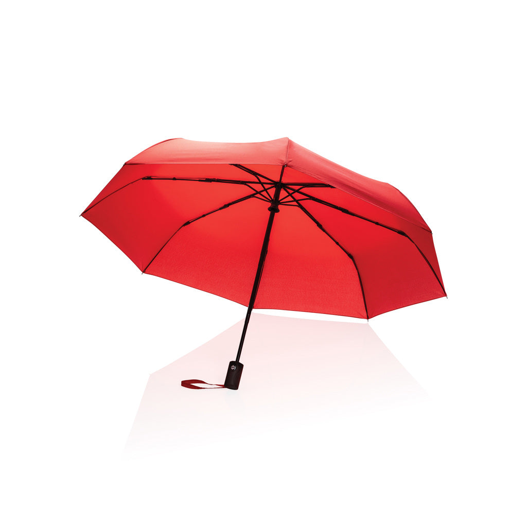 21" Impact AWARE™ RPET 190T Mini-Schirm automatic open/close – rot