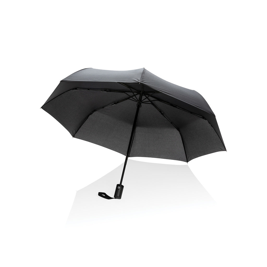 21" Impact AWARE™ RPET 190T Mini-Schirm automatic open/close – schwarz