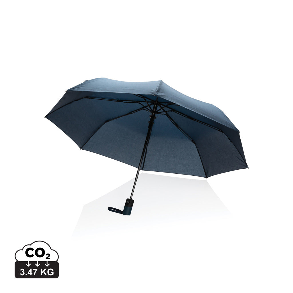 21" Impact AWARE™ RPET 190T Mini-Schirm automatic open – navy blau