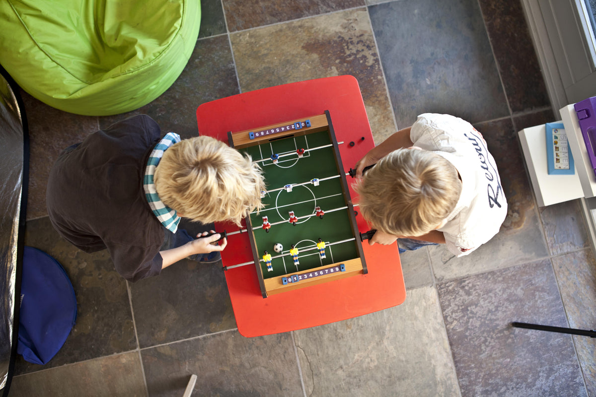 Tischfußballspiel Alina, Selbstbau