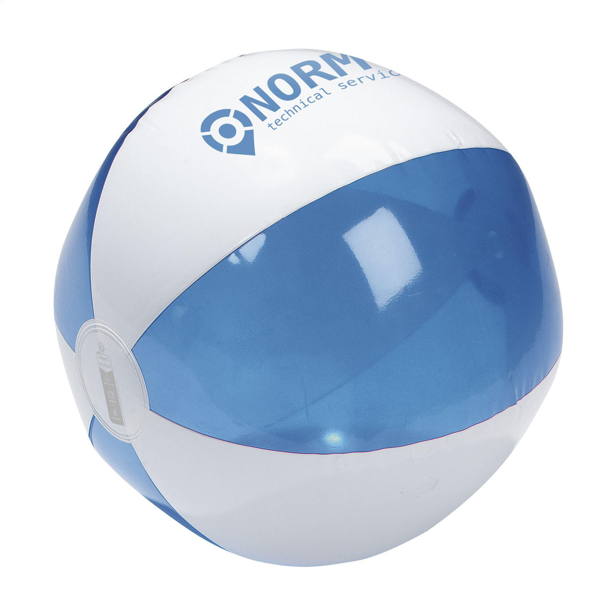 Weiß/blau