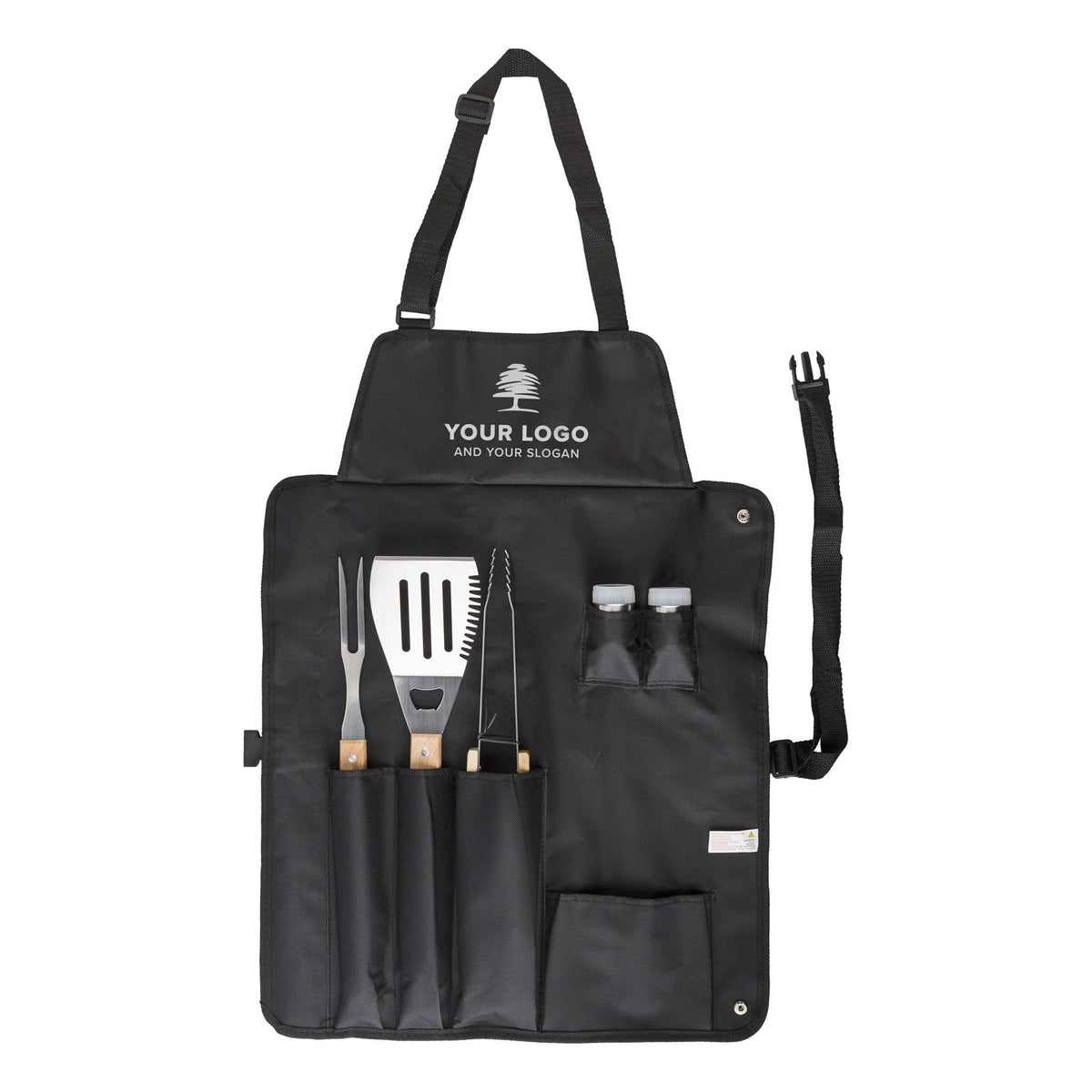 Grillset Hugo, Edelstahl, Schürze