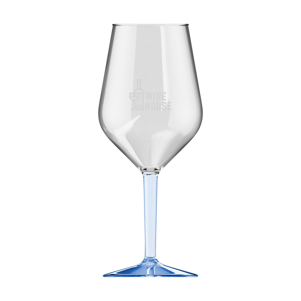 Transparent blau