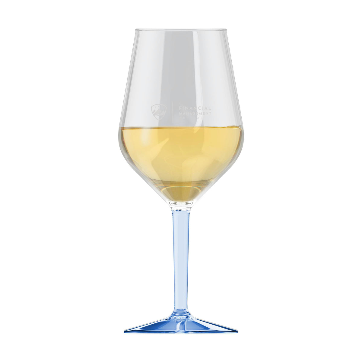 Transparent blau