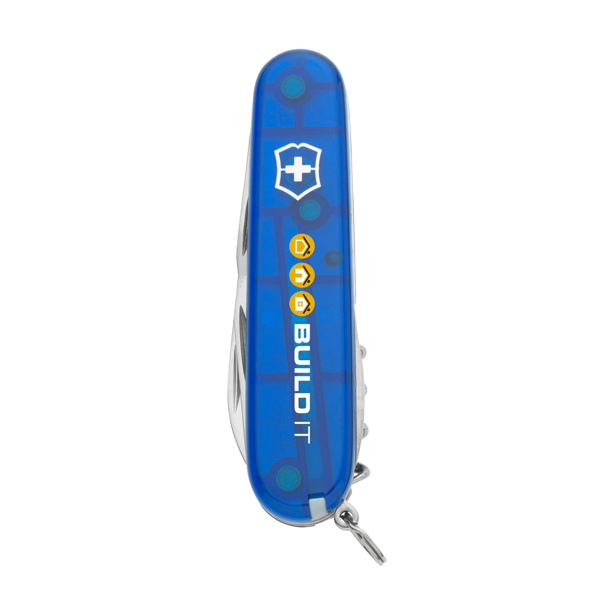 Transparent blau