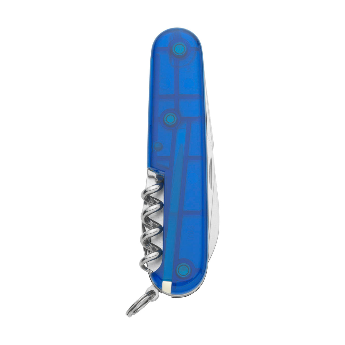 Transparent blau