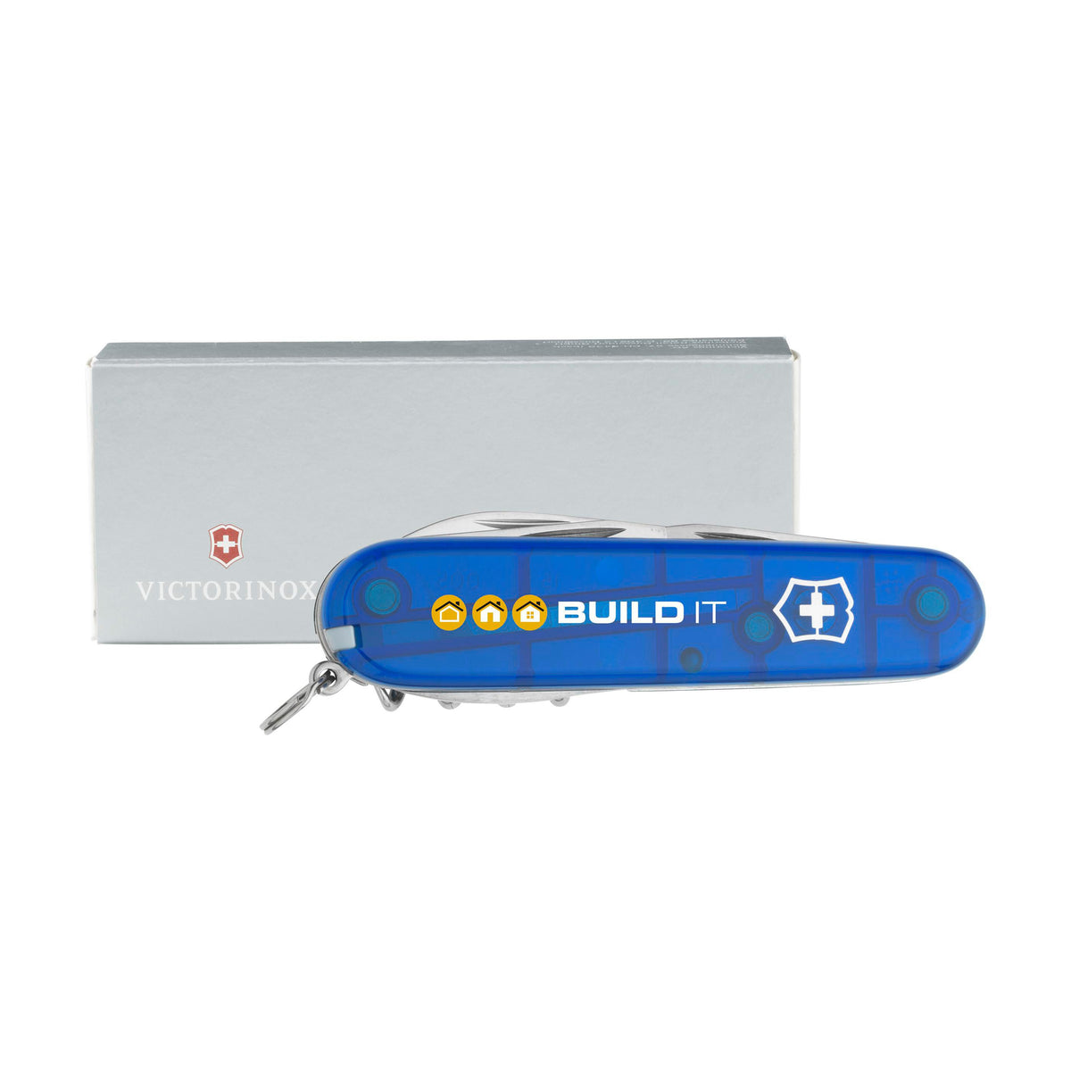 Transparent blau