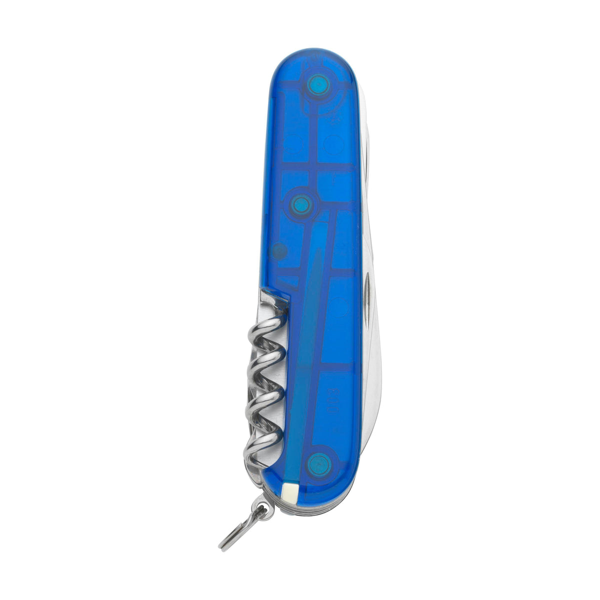 Transparent blau