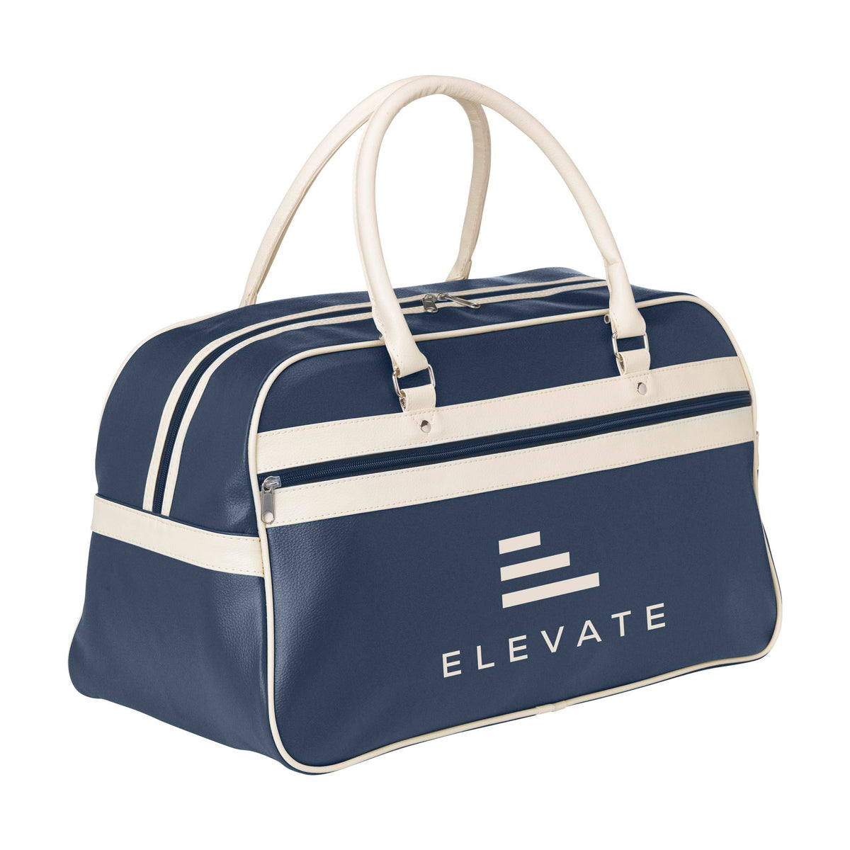 Blau/beige